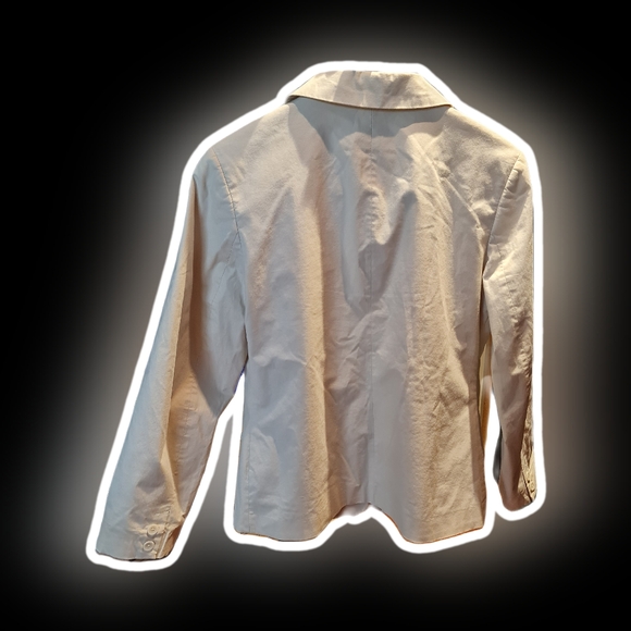 Vintage 2001 Gap Beige Blazer Women's M - Picture 3 of 4